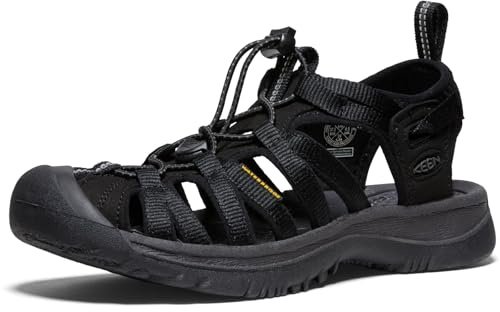 KEEN Whisper, Sandali Donna, Nero Black Magnet, 40.5 EU