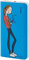 Powerbank aus 4.000 mAh in Blau mit Soledad Design. Kapazität von 2 bis 3 Ladungen.