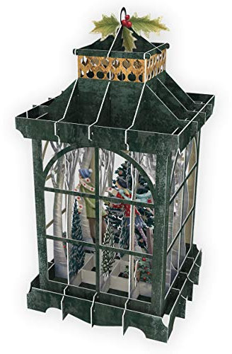 Paper D'Art 3D Pop up Christmas Lantern Christmas Card