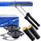 SACHS 2x Gasdruck Stoßdämpfer hinten inkl. MEYLE Domlager & Staubschutzsatz Kompatibel mit BMW 3er (E36, E46), Cabriolet (E36, E46), Compact (E46), Coupe (E36, E46), Touring (E36, E46)