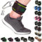 C.P.Sports Fußschlaufen Handschlaufen 2er Set | 2 Stück Nylon Kickback Straps gepolstert | Schlaufen Manschetten + 2x Karabiner für Kabelzug Seilzug Bodybuilding Kraftsport Fitness Gym (pink)