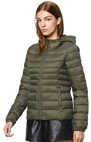 Only Onltahoe Hood Jacket Otw Noos Giacca, Forest Night, XS Donna