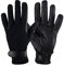 HORZE Damen Winter Handschuhe, Reithandschuhe mit Leder Grip und Stretch, Schwarz, 10