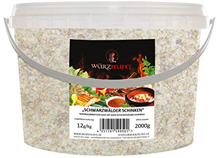 Schwarzwälder Schinken - Gewürzzubereitung, Schwarzwalder Rohschinken - Gewürz. PE - Eimer 2000g (2,0KG)