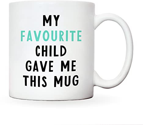 Fathers day mothers day gift - favourite child mug | dad gifts | mum gifts | gifts for mum | dad birthday gifts | gifts for dad | mum mug