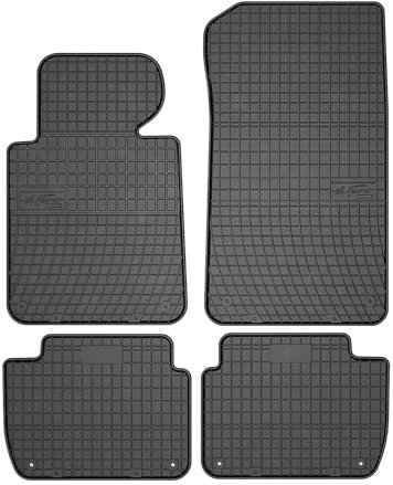 OMAC Gummi Fußmatten kompatibel mit BMW 3er Limo Touring E46 1998-2005 Automatte Schwarz 4X