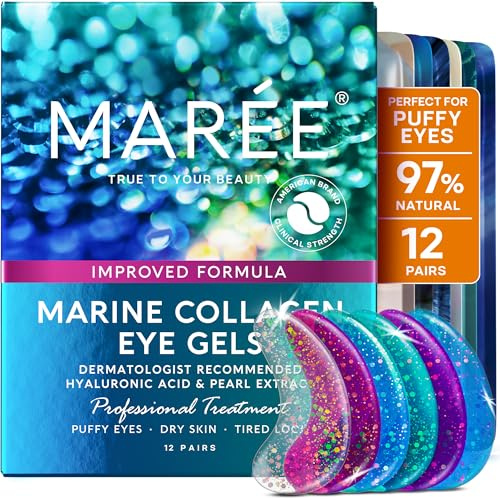 MAREE Eye Gels - Under Eye Patches for Puffy Eyes with Hyaluronic Acid