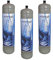 3 bouteilles CO2 jetables e290 utilisation alimentaire eau pétillante pour gazeurs et refroidisseurs d'eau raccord M11x1