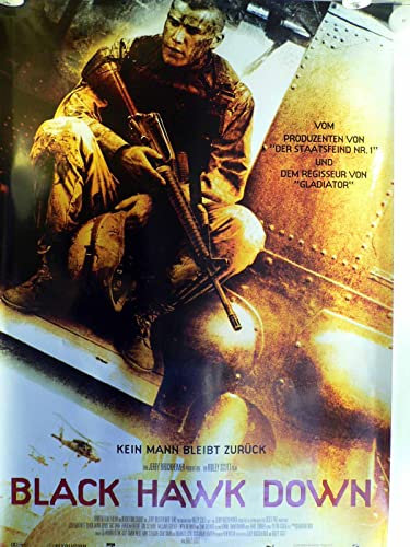 Black Hawk Down - Ewan McGregor - Josh Hartnett - Filmposter A1 84x60cm gerollt
