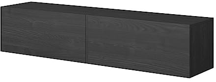 Selsey BISIRA TV-Board hängend, TV-Element, Schwarze Esche, 140 cm