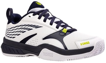 K-Swiss Performance Speedex HB - Scarpe da Tennis, White/Peacoat/Lime Green,