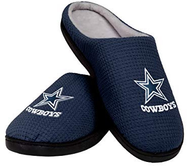 FOCO Offizielles Lizenzprodukt NFL Gedächtnisschaum Pantoffeln für Herren (Dallas Cowboys) (39-41 EU)