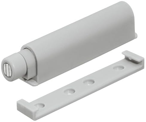 cyclingcolors 1x Push to Open Magnetische Türschnäpper Möbel-Schnäpper Schrank Federschnäpper Schubladen Druckverschluß Möbelbau Verbesserte Türöffner, Grau