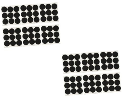 Mikikit 200pezzi Feltrini Adesivi Antiscivolo Per Gambe Di Mobili Protezione Per Pavimenti e Stabilità Per Sedie e Tavoli Rotonde Facile Installazione e Durata