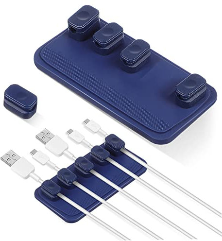 Homoyoyo 2 Sets Drahtfixierer Draht Organizer Für Kabel Kabel Organizer Magnetischer Kabelhalter Schreibtisch Minidisc Player Und Recorder Schreibtischkabel Magnetische Kraftlinie