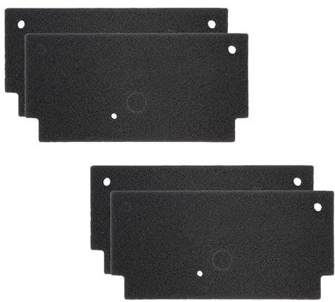 4 Stück 12022801 Trockner Filter für Bosch Siemens Wärmepumpentrockner, Schwammfilter 292 x 142 x 19mm Filtermatte Wäschetrockner Sockelfilter