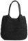 TIAASTAP Straw Bag Beach Bags for Women - Raffia Tote Bag Woven Shoulder Bag Lightweight Beach Handbag Summer Straw Holiday Bag for Travel Vocation (A06 Black)
