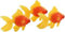 Künstliche Aquarium-Ornamente – künstliche Fische, bewegliche Dekoration für Aquarien, thematische Ornamente und Aquarium-Dekoration, 3 Stück