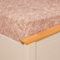 OHS Pink Teddy Fitted Sheet King Size, Marl Fleece Fitted Bed Sheets King Size Linen Cover Easy Care Ultra Soft Fade Resistant Winter Warm Bedding Sheets for King Size Bed