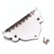 SHOWERORO Chrome Material Mandolin Replacement Tailpiece String Mandolin and Guitar