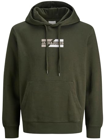 JACK & JONES Male Kapuzenpullover Logo Kapuzenpullover