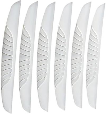 6 Pcs Car Door Edge Guard Strips, Clear Crash Scratch Protectors for All Car & Truck Doors