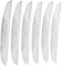 6 Pcs Car Door Edge Guard Strips, Clear Crash Scratch Protectors for All Car & Truck Doors