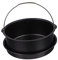 HOLIDYOYO 1ensemble Accessoires Friteuse à Air De Moule à Pizza Et Panier à Gâteau Antiadhésif Pour Cuisson Maison Résistant Conduite De Chaleur Uniforme