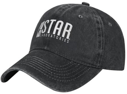kenwozi S.T.A.R. Laboratories Flash Series Star Labs assic Baseball Cap Vintage Washed