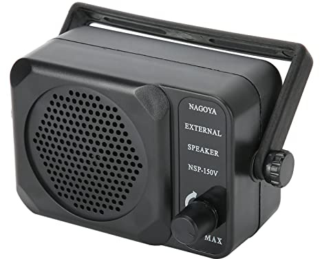 SUNGOOYUE Externer -Lautsprecher mit Rauschfilter, 3,5-mm-Mono-Klinkenstecker, 8 Ohm, 3,9 M Kabel, ABS-Material, Kompatibel mit - und Autoradios FT-8100R FT-8800R