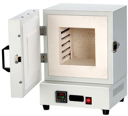 Himopuer Forno Elettrico a muffola per Ceramica da Laboratorio 2000W, Forno Elettrico a muffola Chiuso da Laboratorio 0-1150°C, Forno Chiuso ad Alta Temperatura da Laboratorio, fornelli elettrici