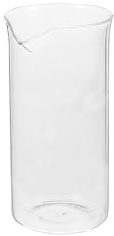 RUNROTOO Taza de Prensa de Café de Vidrio de 600ml Reutilizable y Fácil de Limpiar para Uso en Oficina y Cocina, Accesorio Práctico para Cafetera Francesa