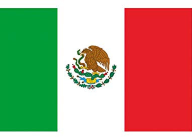 TrendClub100® Fahne Flagge „Mexiko Mexico Mexican MX“ - 150x90 cm / 90x150cm