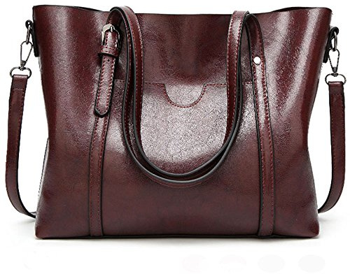 FiveloveTwo Frauen Wasserdichte Damen Umhängetasche Henkeltaschen Tasche Schultertasche Shopper Satchel Handtaschen Tote Shoulder Bag