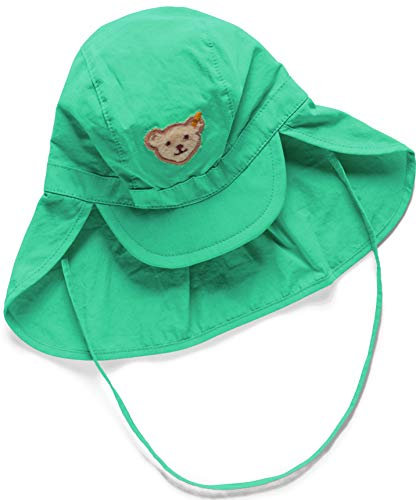 Steiff Baby Jungen Mütze mit Schirm & Nackenschutz Sailing Tour (43, Aqua Green)