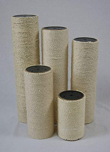Lycce Ersatzstamm für Kratzbäume Kratzsäule Kratzstamm Sisal Ø 12cm x 50cm