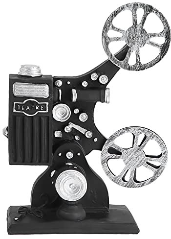 Vosarea Filmprojektor Modell Vintage-Stil Desktop Handwerk Heimtextilien (schwarz)