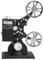 Vosarea Filmprojektor Modell Vintage-Stil Desktop Handwerk Heimtextilien (schwarz)