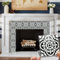 Easy Apply just Peel and Stick Backsplash Tile Stickers Black and White Talavera Wall Floor Decals 8X8/pc- 16pc/Pack