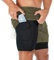 MANLUODANNI Herren Running Shorts, 2 in 1 Shorts Men Laufshorts Fitness Sporthose Kurz Jogginghose Schnelltrocknende Laufhose mit Taschen Reißverschlussfach Armeegrün L