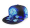 Oaieltj Unisex Baseball Cap Herren Damen Einstellbare Snapback Trucker Hat Mode Hip-Hop Baseball Cap, Burning Blue Rose, One size