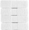 SweetNeedle Bath Towels - Set of 4 Bathroom Bath Sheets White, 70x140 cm - Hotel Quality 100% Cotton, Quick Dry, Light Weight, Highly Absorbent for Shower, Spa, Beach, Pool, Daily Use, Gift
