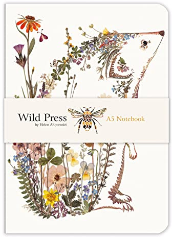 Museums & Galleries Wild Press Garden Hedgehog by Helen Ahpornsiri A5 Notebook