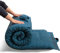 MAXYOYO Tragbare, Faltbare Futon-Matratze, hypoallergener Stoff und Schaumstoff-Matratzenauflage mit Griff und Reißverschluss für Outdoor Indoor Camping Gästeauto (Preußischblau, 135x190 cm)