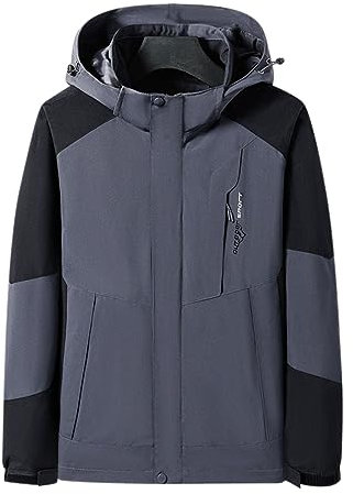 Asija Jacke Herren Softshelljacke Regenjacke Herren Sommer Übergangsjacke Herren Frühling Schwarz Sommer Mit Kapuze Regenjacke Windbreaker Regenmantel Jacke Fahrradjacke Regenponcho Softshelljacke