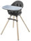 Maxi-Cosi Moa Seggiolone Pappa Evolutivo, 6 Mesi-5 Anni, 0-22 kg, Seggiolone Pappa Bimbo Regolabile, Si Trasforma in Alzasedia, Sgabello e Tavolino con Sedia, Colore Beyond Graphite