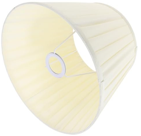 STOBAZA Lampenschirm Für Tischlampe Plissiert Aus Stoff Trommelförmig Ersatz Für Schreibtischlampenschirm Haushaltslampenschirm Im Europäischen Stil