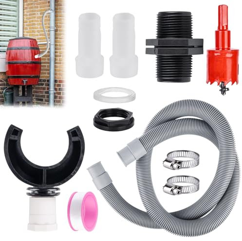 Regenwassersammler, Fallrohr Regensammler, Regensammler für 100 mm Fallrohre, Regensammler Speedy Regentonnen Anschluss Fallrohr, Regenwassersammler Fallrohr, für Dächer bis 80 m², mit Montagezubehör