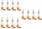 GALPADA 12pcs Halloween Keychain Creative Pumpkin Skeleton Bag Pendants for Festive Decor for Halloween and Accessories