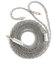2 Meter 2 Pins 0.78mm in Ear Monitor Cable, KZ ZS10 PRO IEM Extension Headphone Cable Cords for CCZ Melody/KBEAR KS1/TangZu, KBEAR ST12 Plus 8 Core 4N OFC Silver-Plated Wire (Grey, 2Pins, 3.5mm Plug)